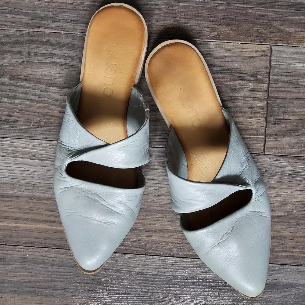 ☁️ Bueno Blakley Mules Size 38 🦢